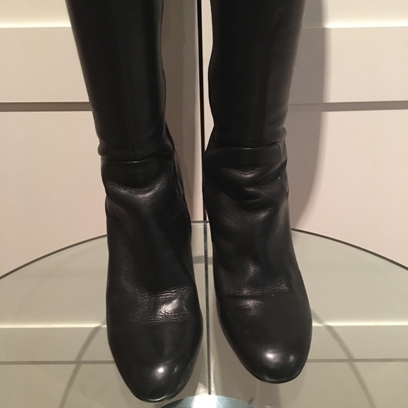 Tristan Leather Over the Knee Boots - Picture 9 of 13
